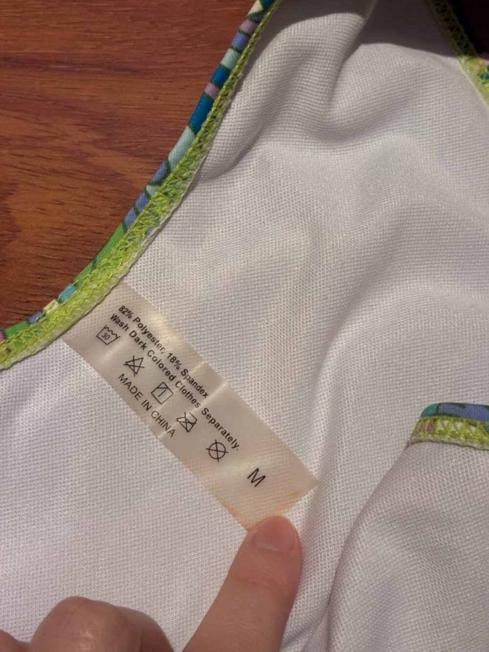 Multicolor Retro-Print High-Cut Bikini Set Size M - Picture 2 of 2